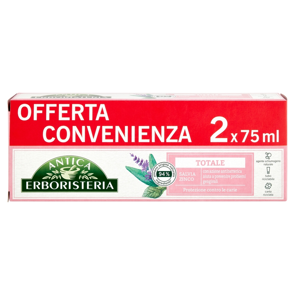 Antica Erboristeria Totale 2 x 75 ml